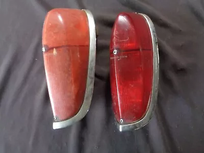 1961-1969 Volkswagen VW 1500 1600 Type 3 Hella Tail Lights Lamps Lenses-Bezels • $30