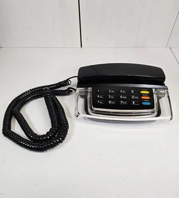 RadioShack Krystalite Blue Neon Push Button Landline Phone 43-811 Vintage 1980s • $49.50