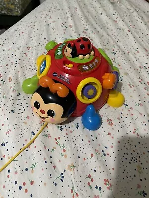 Vtech Crazy Legs Learning Bugs Ladybug Interactive Pull Toy Musical Singing • $15