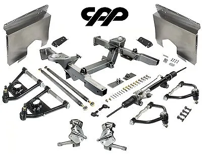 62-65 Chevy Nova Ifs Mustang 2 Front End Crossmember Component Kit Drop Spindle • $2060