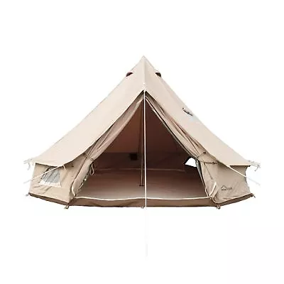 DANCHEL OUTDOOR B5 PRO 4 Season Canvas Bell Tent With 2 Stove Jacks Large Gl... • $754.37