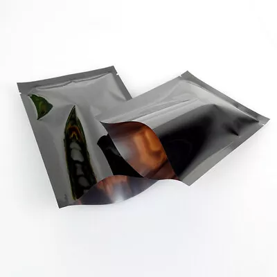 $119.99 • Buy Black Aluminum Foil Vacuum Bags Heat Seal Mylar Food Storage Packaging Pouches 