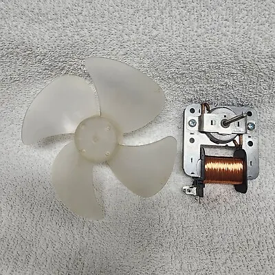 Frigidaire Microwave Cooling Fan Motor W/ Blade Part # 5304464118 5304509473 • $18.59