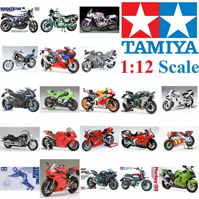 Tamiya 1:12 Plastic Model Bike Kit Multiple Choice • £38.36