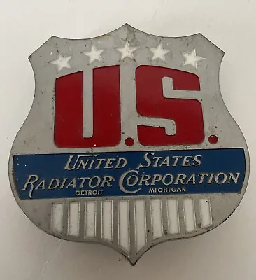 $55 • Buy U.S. Radiator Corporation Metal Shield Ornament “mint”