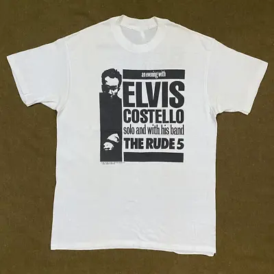 ELVIS COSTELLO T-Shirt ( Front )Short Sleeve   All Size S To 5XL LI275 • $21.84