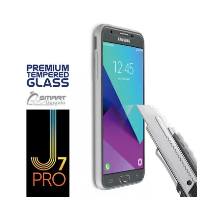 Tempered Glass Screen Protector Guard For Samsung Galaxy J7 Pro J730 • $3.99