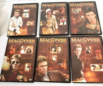 MacGyver The Complete First Season 1 DVDs 1985 1986 TV Series R Anderson • $10.80