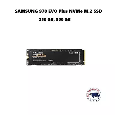 SAMSUNG 970 EVO Plus NVMe M.2 3500/3300 500GB Internal SSD PC Laptop MZ-V7S500 • £42.99