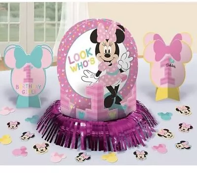 Minnie Mouse Fun To Be One Disney Kids 1st Birthday Party Table Decorating Kit • $12.99