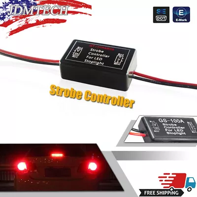 Universal Third Brake Light Stop Light Pulsing Strobe Flashing Module Controller • $5.99