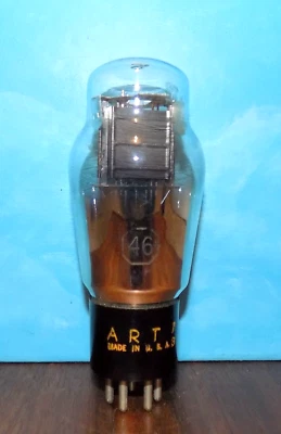 $42.25 • Buy Art Type 46 Tube Black Plate Hanging Filaments Mica Snubbers Free Shipping