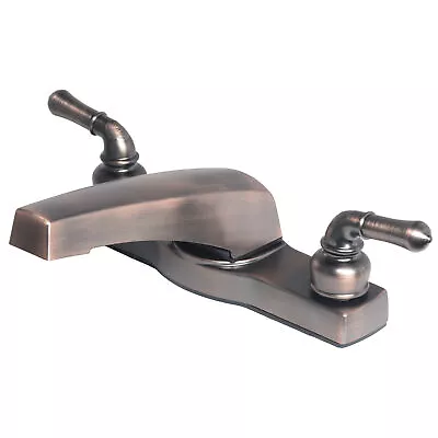 Mobile Home Two Handle 8  Deck Mount Garden Tub Filler Faucet Brushed Bronze • $58.45