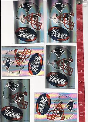 6 Sheets Of Helmet And Team Name Stickers NFL New England Patriots • $8