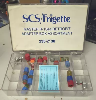 SCS / Frigette 235-2138 Master R-134A Retrofit Adapter Box Assortment • $59.99