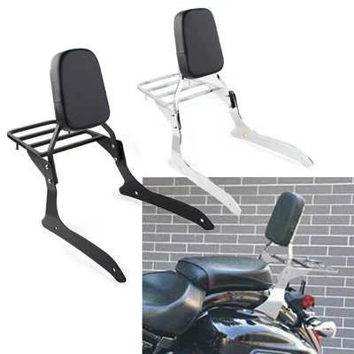 $209.97 • Buy Backrest Sissy Pad & Luggage Rack For Yamaha  XVS1300A Midnight V Star 2007-2015