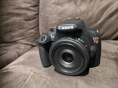 Canon EOS T5 Rebel / 1200D 18.0 MP Body + 40mm Canon EF Lens • $470