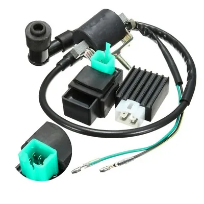 Motorcycle Ignition Coil CDI Box Rectifier Universal Black For Dirt Bike Quad • $20.60