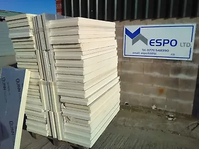 48 X 110 MM 0.45 M X 1.2 M Cavity  PIR FOIL FACED Insulation Boards Sheets • £399