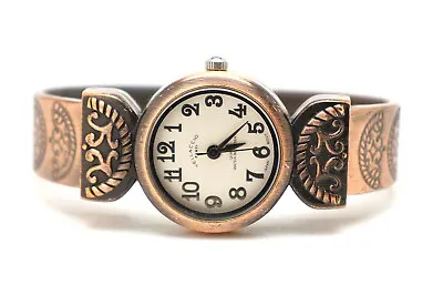 Vellaccio Paris Quartz 24mm Bronze Tone Cuff Band Women's Watch NEED Battery • $11