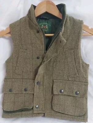 Mens Greenbelt British Made Derby Tweed Quilted Gilet Bodywarmer Size 24 (30in) • $12.39