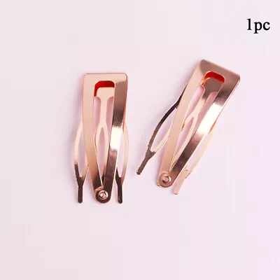 10PCS Metal Snap Double-grip Hair Clips Barrettes Women Girls Hair Styling ToolN • $3.65