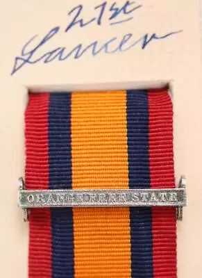 QSA Queens South Africa Medal Ribbon Military Bar Orange Free State Boer War • $25.60