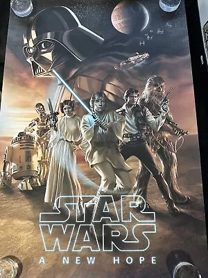 STAR WARS A New Hope The Force By Ann Bembi 24x36 Poster Print 18/100 Variant • $50