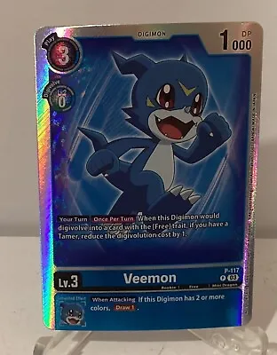 Digimon Adventure 02: The Beginning Movie Theatrical Promo Card Veemon Vmon • $15