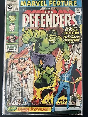 Marvel Feature Presents The Defenders #1 Origin & 1st Appearance • $89.99