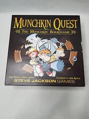 Munchkin Quest The Munchkin Board Game 1st Edition 2nd Print Empty Box V13 • $6.38