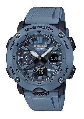 G-Shock Casio Ana-Digi Carbon Core Guard Blue Camo Watch GA2000SU-2A • $102.99