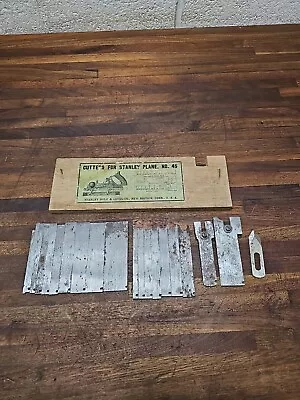 K948- Box Of Antique Cutters For Stanley 45 Combination Plane • $54