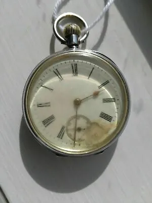 1900s Silver Pocket Watch Made In England • $134.86