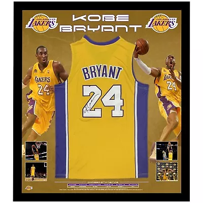 Kobe Bryant Signed Framed Los Angeles Lakers Jersey Nba Basketball - Lebron • $3495