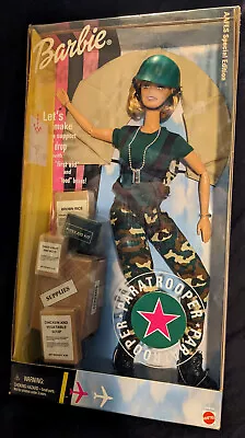 Mattel Paratrooper Barbie 2000 AAFES Special Edition #29474 Articulated NRFB • $30