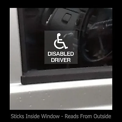 £0.99 • Buy Disabled Driver - Window Sticker / Sign - Access, Disabled, Parking