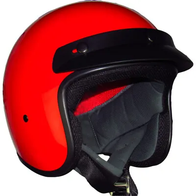 Vega 8100-034 CO5 Jr. Open Face Helmet Red Large • $69.99