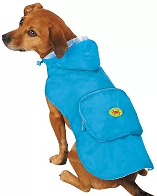 Zack & Zoey Under The Sea Stowaway Dog Jacket Small Blue • $14.38