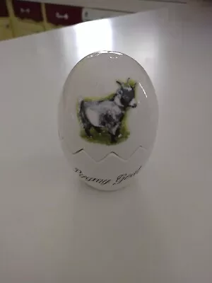 Unique MacDonalds Cracker Egg Salt N Pepper Shakers With Pygmy Goat Pictured • $12