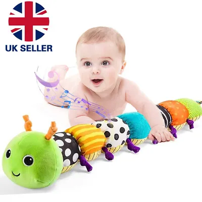 Baby Toy 0-6 Months Musical Caterpillar Sensory Babies Toddler Fun Toys Gifts Uk • £10.88