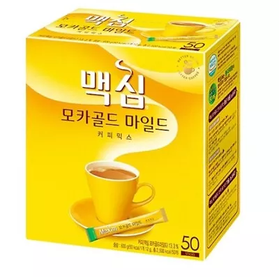 Maxim Mocha Gold Mild Korea Instant Coffee Mix 50/100 Sticks  • $39.98