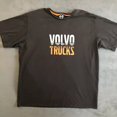 Volvo Trucks Official Merchandise T-Shirt Mens SZ 2XL Gray Short Sleeves Cotton • $12.50