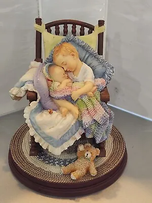 Kathy Andrews Fincher Mama Says Babies Are Fresh From Heaven Boy Figurine 55080 • $87