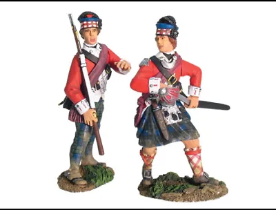 W.Britain British 71st Highlanders Command Set - Officer & NCO | 17837 • £30