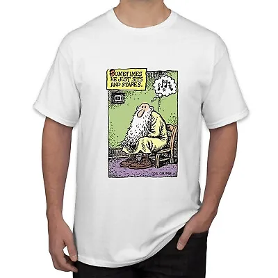 Vintage Mr Natural R Crumb Men's Shirt White Color Sizes S To 5xl • $22.09