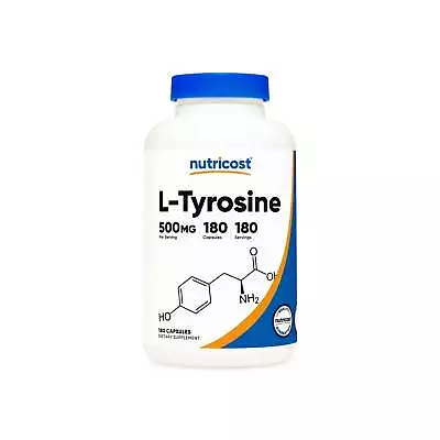 Nutricost - L-Tyrosine 500mg 180 Caps • $35.95