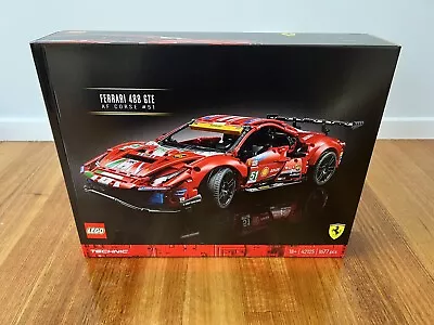 LEGO 42125 TECHNIC Ferrari 488 GTE 'AF Corse #51' NEW Sealed Box • $279.95