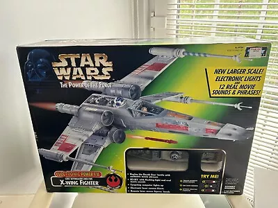 Star Wars Power Of The Force - Electronic Power F/X X-Wing Fighter Fully Working • £80