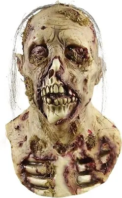Zombie Mask Latex Costume Halloween Costume Cosplay Dress Adults Walking Dead • £15.99